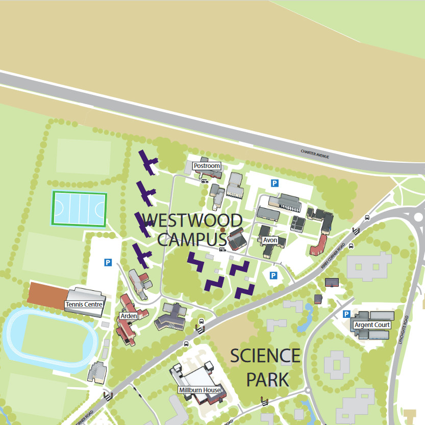 Westwood Campus map